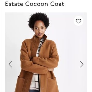 Madewell Estate Cocoon coat - Olive Green